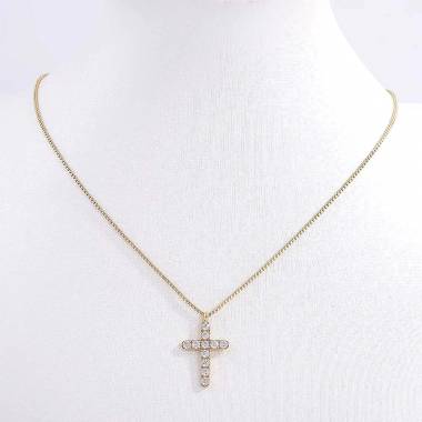 Γυναικείο Ατσάλινο Κολιέ Με Σταυρό – Women’s Steel Necklace