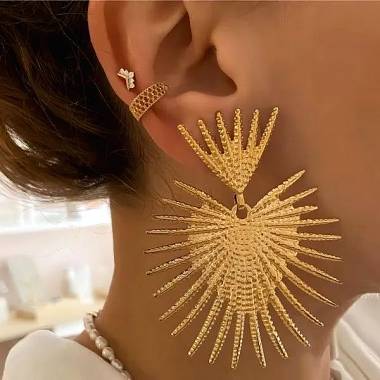 Γυναικεία Ατσάλινα Σκουλαρίκια Καρφωτά - Women's Steel Earrings
