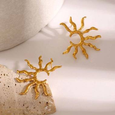 Γυναικεία Ατσάλινα Σκουλαρίκια - Women's Steel Earings