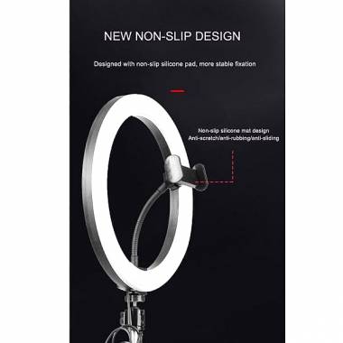 Qiaoyang LED Ring Light με Βάση RGB QA-666 – Soft Ring Light