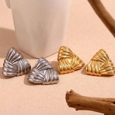 Γυναικεία Ατσάλινα Σκουλαρίκια Καρφωτά - Women's Steel Earrings
