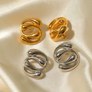 Γυναικεία Ατσάλινα Σκουλαρίκια - Women's Steel Earrings