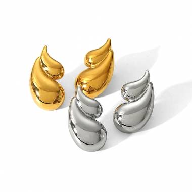 Γυναικεία Ατσάλινα Σκουλαρίκια - Women's Steel Earrings