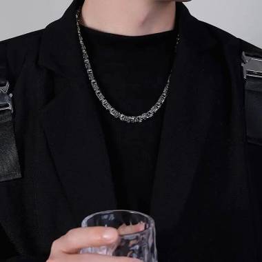Ανδρικό Ατσάλινο Κολιέ – Men’s Steel Necklace