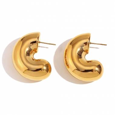 Γυναικεία Ατσάλινα Σκουλαρίκια - Women's Steel Earrings