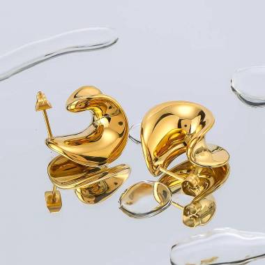 Γυναικεία Ατσάλινα Σκουλαρίκια - Women's Steel Earrings