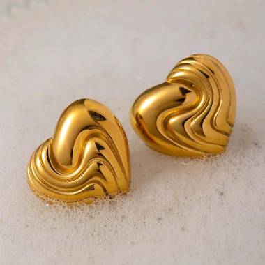 Γυναικεία Ατσάλινα Σκουλαρίκια - Women's Steel Earrings