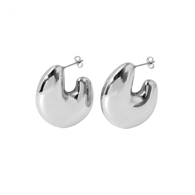 Γυναικεία Ατσάλινα Σκουλαρίκια - Women's Steel Earrings
