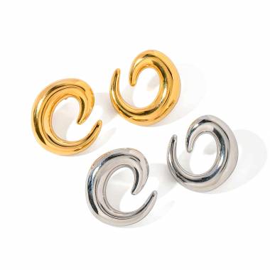 Γυναικεία Ατσάλινα Σκουλαρίκια - Women's Steel Earrings