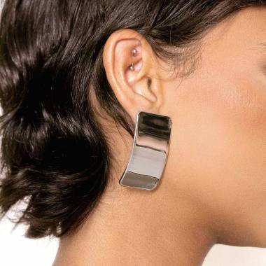 Γυναικεία Ατσάλινα Σκουλαρίκια - Women's Steel Earrings