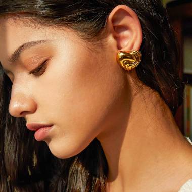 Γυναικεία Ατσάλινα Σκουλαρίκια - Women's Steel Earrings