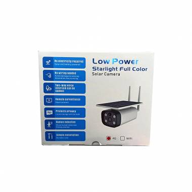 Αδιάβροχη Ηλιακή Κάμερα 4G - Low Power Starlight Full Color Solar Camera 4G