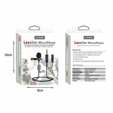 Μικρόφωνο 1.5M AUX 3.5mm HSX-M04 - Lavalier Microphone