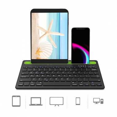 Andowl Q-812 Ασύρματο Bluetooth Πληκτρολόγιο Αγγλικό US - Wireless Keyboard
