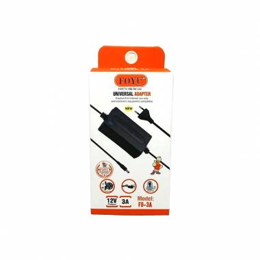 FOYU μετασχηματιστής 12V 2A FO-3A - UNIVERSAL ADAPTER