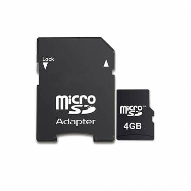 Κάρτα Μνήμης Micro Sd 4GB & Αντάπτορας