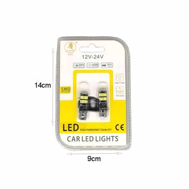 EJC Λάμπες Αυτοκινήτου Canbus LED 12-24V 4014-26 2τμχ ψυχρό φως - LED light