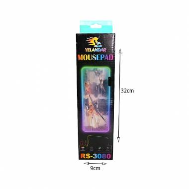 YELANDAR Gaming Mouse Pad XXL 800mm με RGB Φωτισμό RS-3080