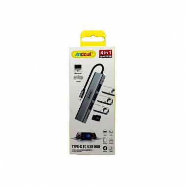 Andowl USB 3.0 Hub 3 Θυρών με σύνδεση USB-C