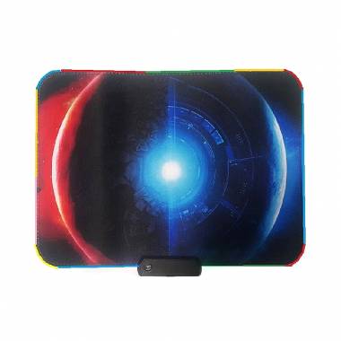 Yelandar RS-2535 Galaxy II Gaming Mouse Pad Medium 350mm με RGB Φωτισμό