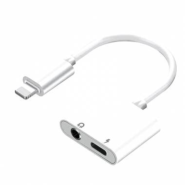 Αντάπτορας κινητού Lightning To 3.5mm Jack & Lightning Charging Adapter