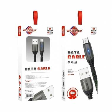 Wisdomup Καλώδια δεδομένων Type-C SJX-15T 1m 5A - Data cables
