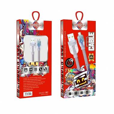 Wisdomup Καλώδια δεδομένων Type-C SJX-07T 3A 7Light - Data cables