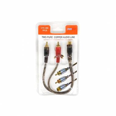 Καλώδιο ήχου Aux Audio PerVoi CTC-300 – Two pure copper audio line