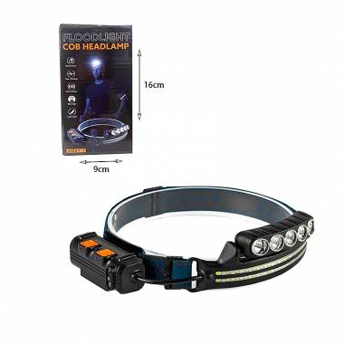 Φακός κεφαλής με αισθητήρα κίνησης W691-1 W690-1 - Floodlight Cob Headlamp