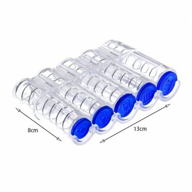 Κερματοθήκη 5 Θέσεων Διάφανη Μικρή - 5 Position Transparent Coin Holder