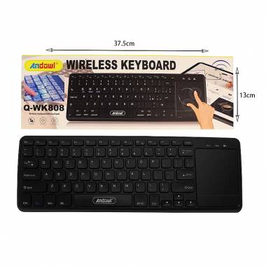 Andowl Q-WK808 Ασύρματο Πληκτρολόγιο με Touchpad - Wireless Keyboard