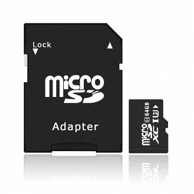 Κάρτα Μνήμης Micro Sd 64GB & Αντάπτορας