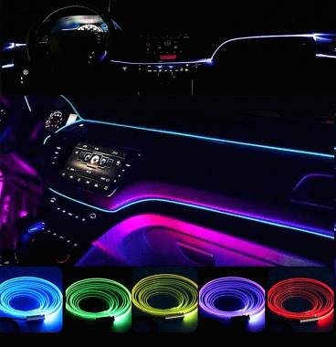 Σύστημα εσωτερικού φωτισμού αυτοκινήτου RGB 5m - Car led atmosphere light
