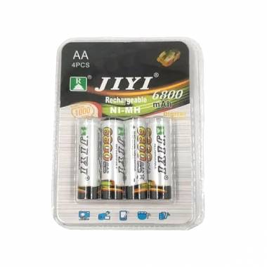 Επαναφορτιζόμενη μπαταρία ΑA JIYI Νi-MH 1,2V 2800mAh 4 τμχ - Rechargeable battery AA 4pcs