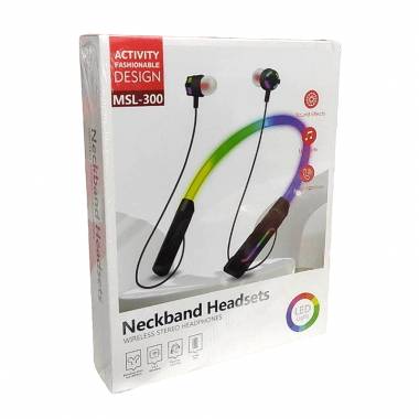 LED ασύρματα ακουστικά MSL-300 - Neckband headsets earphones