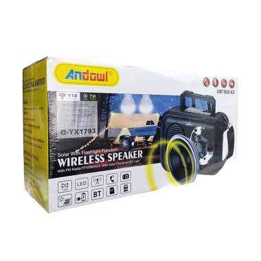 Andowl Q-YX1793 ηλιακό φορητό ηχείο με USB - Solar wireless speaker