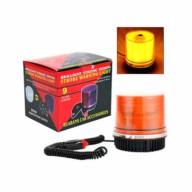 Φάρος Αυτοκινήτου Κίτρινος Xenon 12V - Brilliant strong xenon strobe warning light
