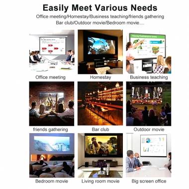 LED προτζέκτορας - LED Projector home theater