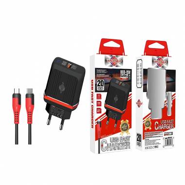 Wisdomup Φορτιστής Κινητού με 2 θύρες & καλώδιο Micro 20W OCD-15V - Charger
