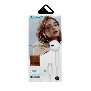 Treqa Ενσύρματα Ακουστικά IOS EP-753 - Earphones
