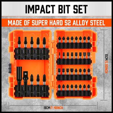 HORUSDY σετ μύτες 42τμχ SDY 94329 - Impact bit set