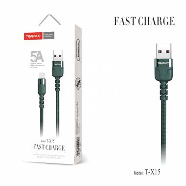 Tranyoo Καλώδιο δεδομένων Lightning-IOS 5A T-X15l - Fast charger lighting cable