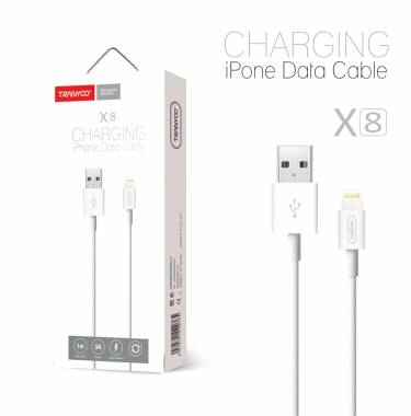 Tranyoo Καλώδιο δεδομένων Lightning-IOS 3A 1m X8-l - Fast charger cable