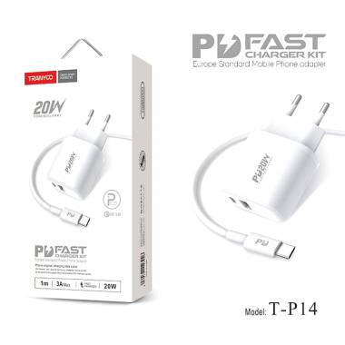Tranyoo φορτιστής lighting 20W 3A 1m T-P14 - Fast charger