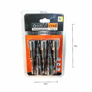 Uruisi Σετ καρυδάκια μαγνητικά 10x65mm - Screw driver vit set