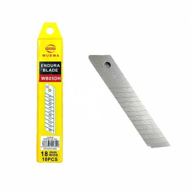 Σετ ανταλλακτικές λάμες για κοπίδι 10τμχ 18mm - Wubwa endura blade WB05DH