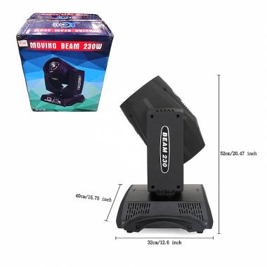 Φωτορυθμικό Beam με Ρομποτική Κεφαλή 7R RGBW 230W - 7R Moving Head Light Beam 230W