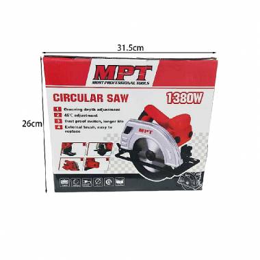 MPT Δίσκος κοπής 1380W 24T - MPT Circular saw 1380W 24T