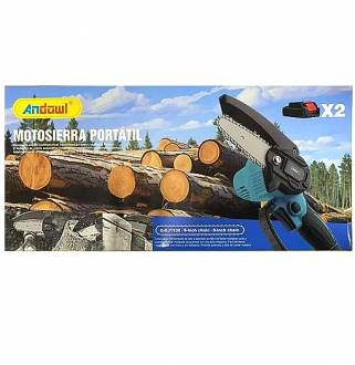 Andowl Φορητό αλυσοπρίονο μπαταρίας Q-DJ1100 - Chainsaw