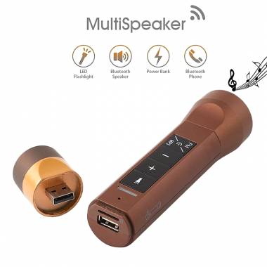 Φορητό Ηχείο Φακός – Multifunctional Music Torch